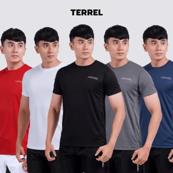 Terrel sportswear basic tee tshirt baju olah raga dry fit gym lari running pria - Image 6