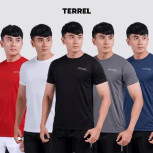 Terrel sportswear basic tee tshirt baju olah raga dry fit gym lari running pria