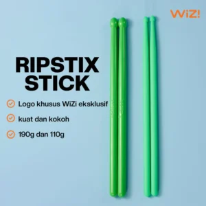 WiZi Pound Fit Stick Ripstix Stick Nylon Workout Ripstick 1 Pasang Olahraga Stick (AO95)