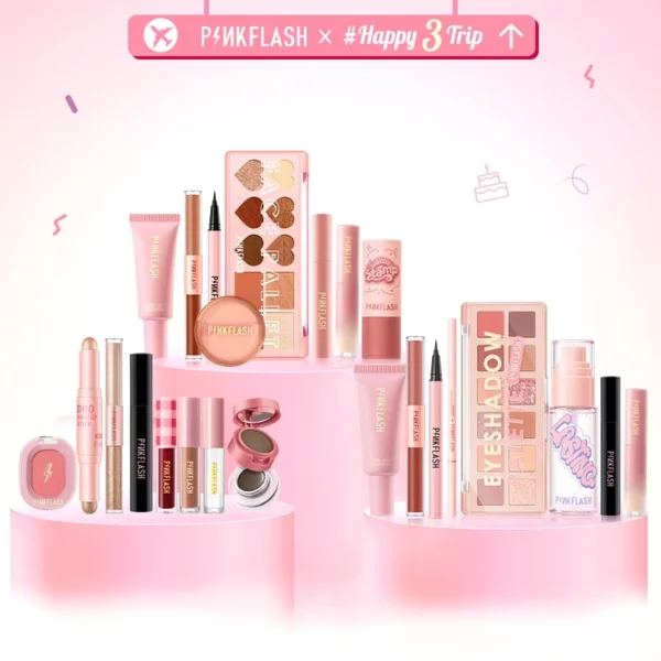 【Happy 3 Journey】PINKFLASH 3rd Anniversary 8PCS Makeup Sets Beauty Set Makeup kit Face Makeup - Image 8