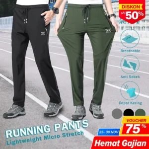 Elfs Active Running Pants – Celana Panjang Ringan Lari Jogging Marathon