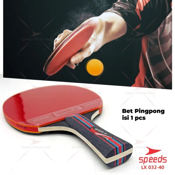 SPEEDS Bet Tennis Meja PIngpong Bola PIngpong Premium Kayu Berkualitas 032-40 - Image 6