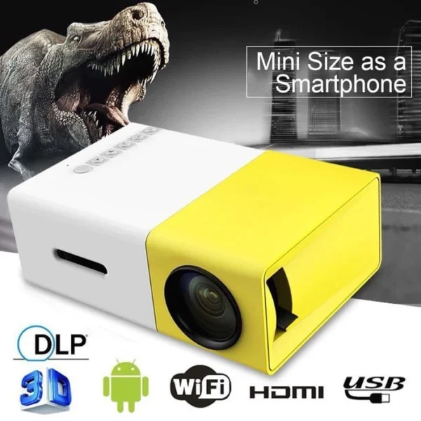 Mini Proyektor LED YG300 / YG-300 / YG 300 LCD Portable Projector Home - Image 6