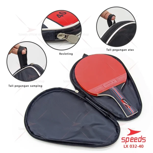 SPEEDS Bet Tennis Meja PIngpong Bola PIngpong Premium Kayu Berkualitas 032-40 - Image 4