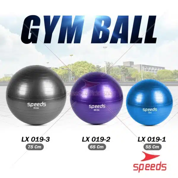 SPEEDS Gym Ball fitness 75 cm / Bola Gym / Bola yoga alat olahraga (Bonus Pompa) Gymball 019-3 - Image 7