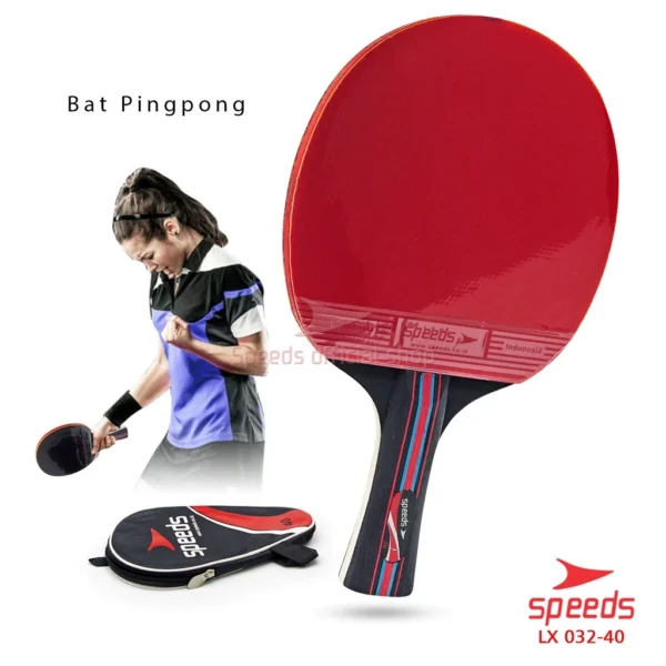 SPEEDS Bet Tennis Meja PIngpong Bola PIngpong Premium Kayu Berkualitas 032-40 - Image 8