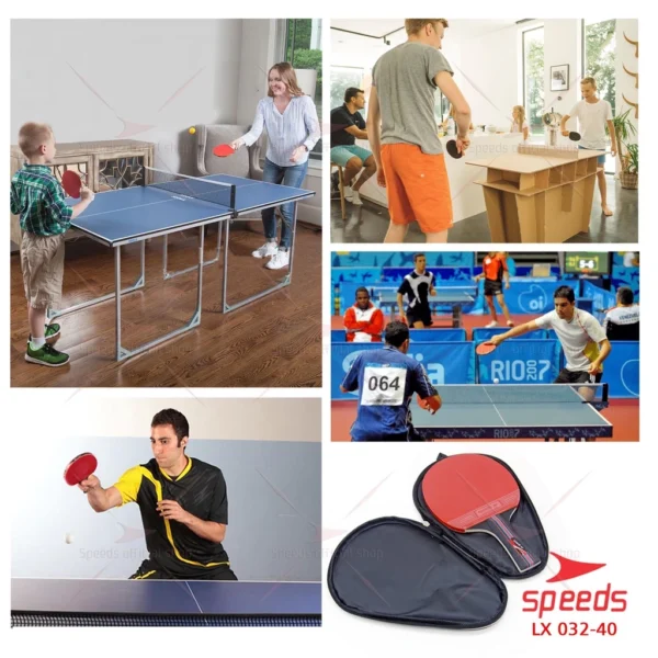 SPEEDS Bet Tennis Meja PIngpong Bola PIngpong Premium Kayu Berkualitas 032-40 - Image 10