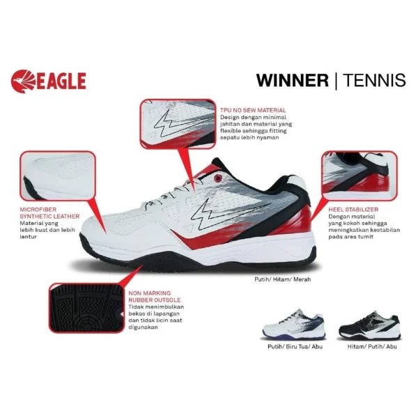 Eagle Sepatu Tennis Winner - Tennis Shoes - Image 3