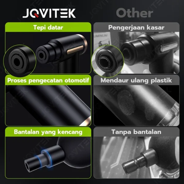 【COD】Jovitech Pijat Elektrik Fasciaes Gun Deep Tissue Muscle Massagers Gun - FG01 - Image 9