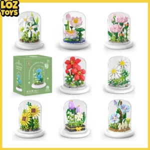 LOZTOYS Plant Bricks Block Susun Bunga Buket Mainan DIY Block Flower Tanaman Nano Building Bricks Edukatif Mainan Anak