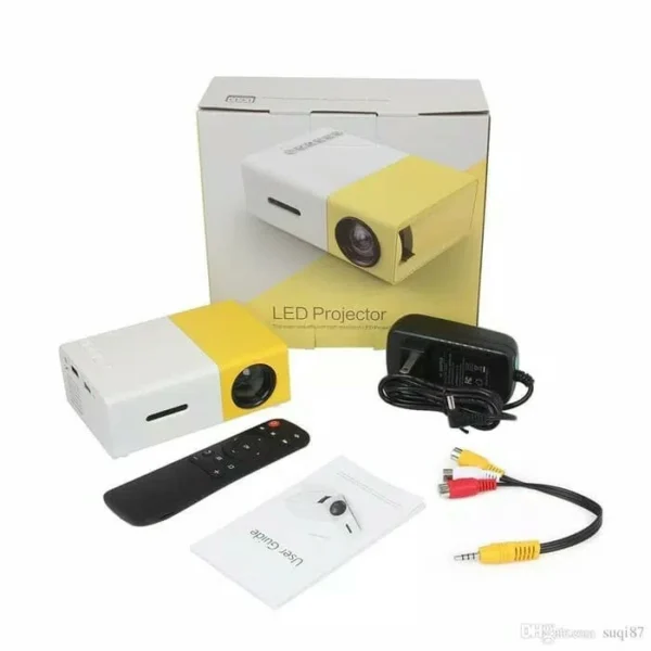 Mini Proyektor LED YG300 / YG-300 / YG 300 LCD Portable Projector Home - Image 2