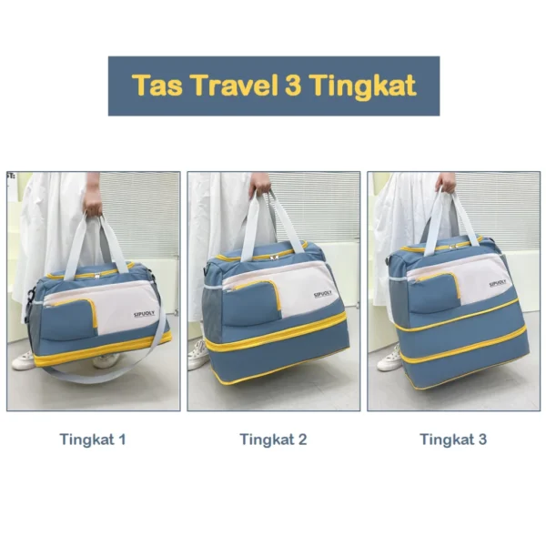 TAS TRAVEL JUMBO 3 TINGKAT / TRAVEL BAG JUMBO - Image 7