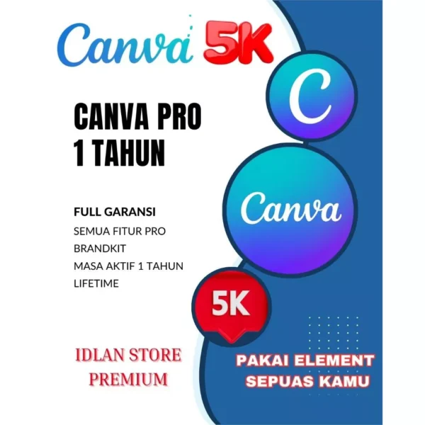 CANVA PRO 1 TAHUN FULL GARANSI UNTUK DESAIN PROMOSI, LOGO, EDITING, KONTEN SOSMED,POSTER DLL - Image 3