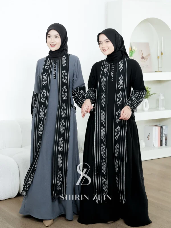 ShirinZein - Gamis Dress Alfinna Kondangan Terbaru Lebaran Wanita Busui & Wudhu Friendly - Image 6