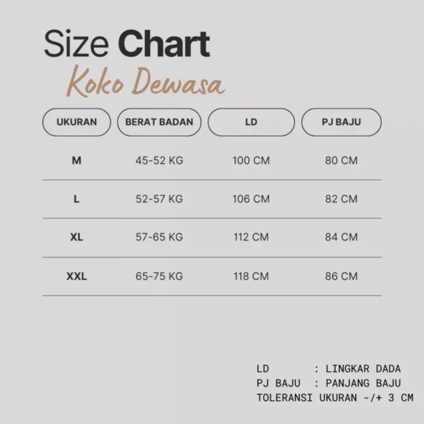 Ulikids Baju Koko Dewasa Muslim Kombinasi Batik Lengan Panjang Bahan Adem Serap Keringat Terkini - Image 10