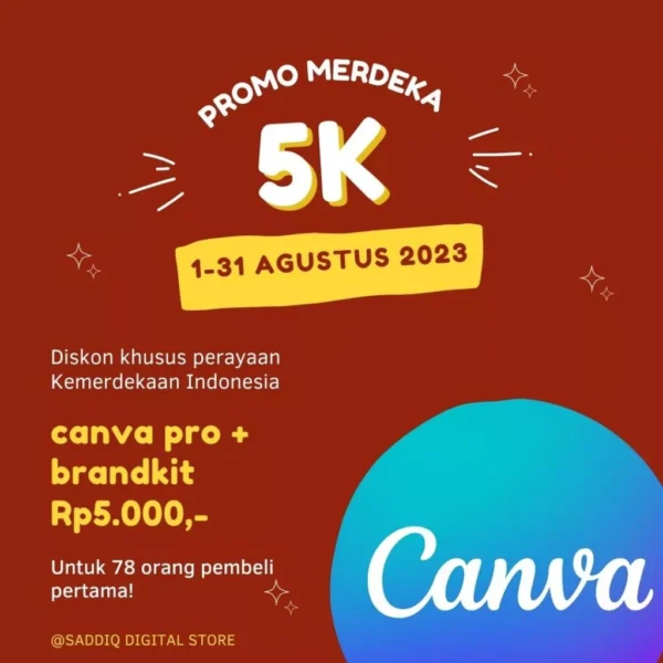 CANVA PRO 1 TAHUN FULL GARANSI UNTUK DESAIN PROMOSI, LOGO, EDITING, KONTEN SOSMED,POSTER DLL - Image 2