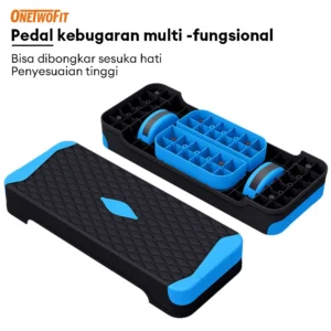 OneTwoFit Aerobic Stepper Sport Papan Senam Aerobic Step Multifunction Adjustable Stepper