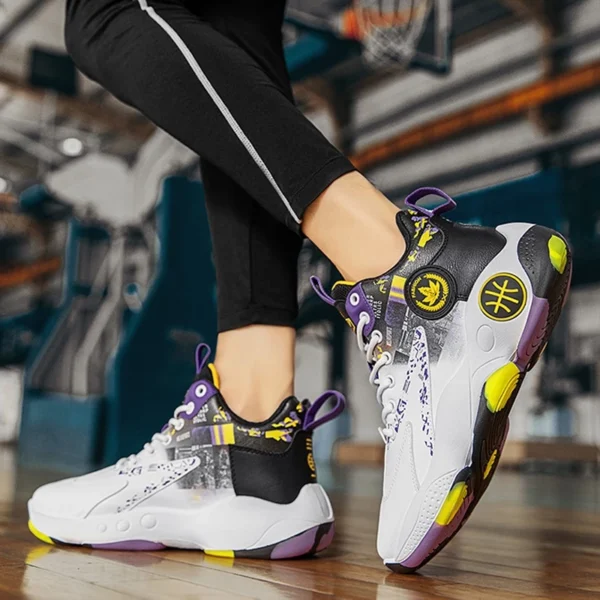 Leedoo Sepatu Basket Olahraga Lari Casual Fashion Kekinian Kasual Outdoor Shoes Sepatu Basket Pria Wanita MB101 - Image 9