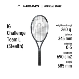 HEAD Racket IG Challenge SC20 2024 (Adult) FREE Cover Bag – Raket Tennis Include Senar