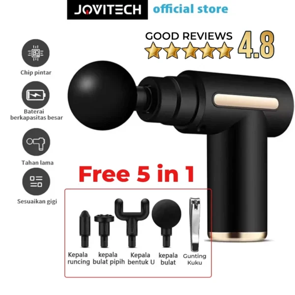 【COD】Jovitech Pijat Elektrik Fasciaes Gun Deep Tissue Muscle Massagers Gun - FG01