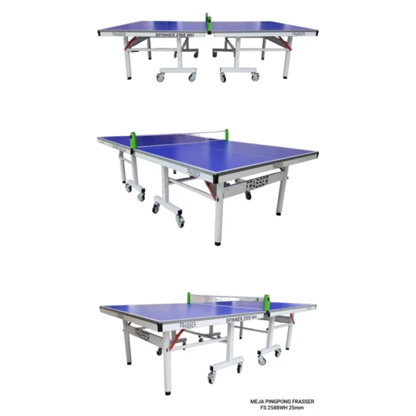 Frasser Meja Pingpong Tenis Meja Frasser 25mm Spinner 2588WH - Image 4