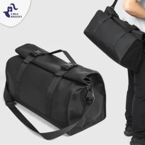 Freeknight Tas Fitness Gym Pria Tas Travel Bag Tas Olahraga Waterproof Duffel Bag Tas Travel Lipat Hitam TTB120