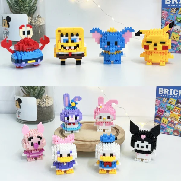 LOZTOYS DIY Bricks Mini Toys Model Kartun Building Blok Nano Block Kartun Mainan Balok Susun - Image 7