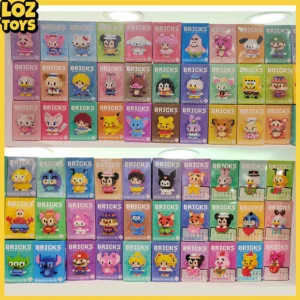 LOZTOYS DIY Bricks Mini Toys Model Kartun Building Blok Nano Block Kartun Mainan Balok Susun