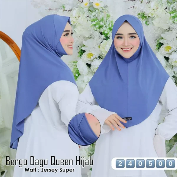 daily Hijab Dagu Malaysia | Jilbab Instan Malay Soft Pet daily Bergo Dagu Malay Menutup Dada Khimar Malay Dagu Jilbab Instan Jersey - Image 4