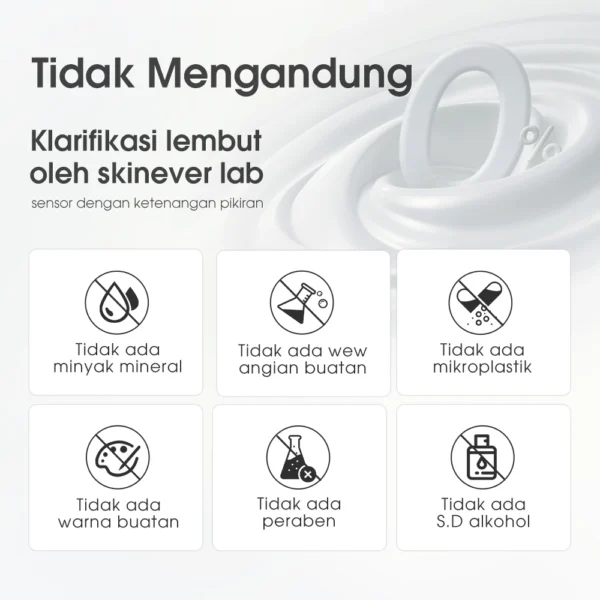 SKINEVER Asam Salisilat Perawatan Jerawat Masker Tidur Es dan Pembersih Scrub Menyegarkan Perawatan Jerawat Kontrol Minyak - Image 8