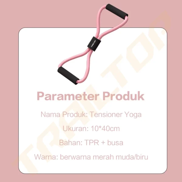 Trailtop Tali Stretching Karet Gym Alat Olahraga Di Yoga Resistance Band Alat Gym Di Rumah - Image 7