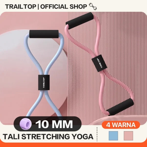 Trailtop Tali Stretching Karet Gym Alat Olahraga Di Yoga Resistance Band Alat Gym Di Rumah