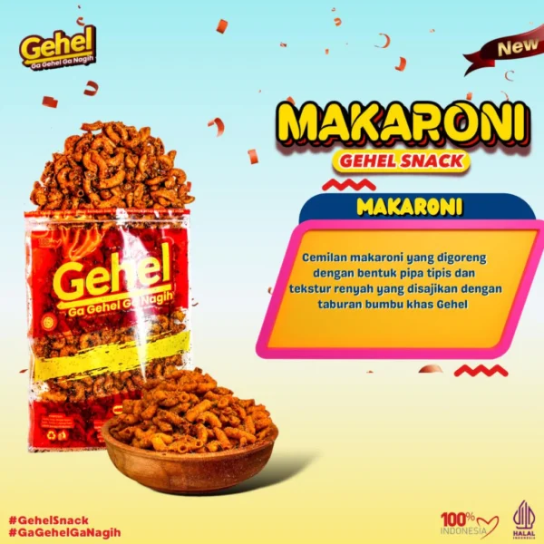 Gehel Makaroni 200gr - Makanan Ringan (Grosir) - Image 5
