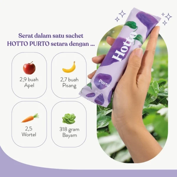 Promo Hotto Purto Ubi Ungu 2 Pouch - 32 sachet - Image 3