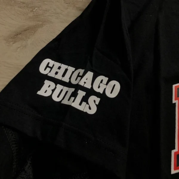 Kaos Pria Chicago Bulls T-shirt Baju Kaos Distro Lengan Pendek Atasan Pria Wanita - Image 6