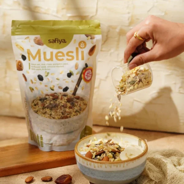 Safiya Muesli Fruit & Seed 1 Kg Sereal Sehat Original Diet - Image 4