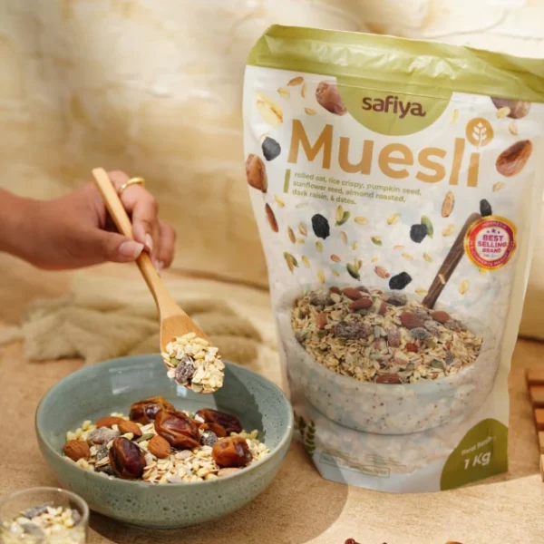 Safiya Muesli Fruit & Seed 1 Kg Sereal Sehat Original Diet - Image 6