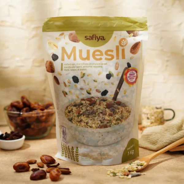Safiya Muesli Fruit & Seed 1 Kg Sereal Sehat Original Diet - Image 7