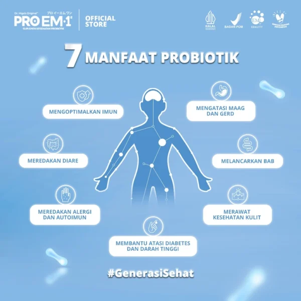 Probiotik Anak| Dewasa| PROEM1 90ml |Bakteri baik |Memelihara Kesehatan Pencernaan |Zero Sugar - Image 9