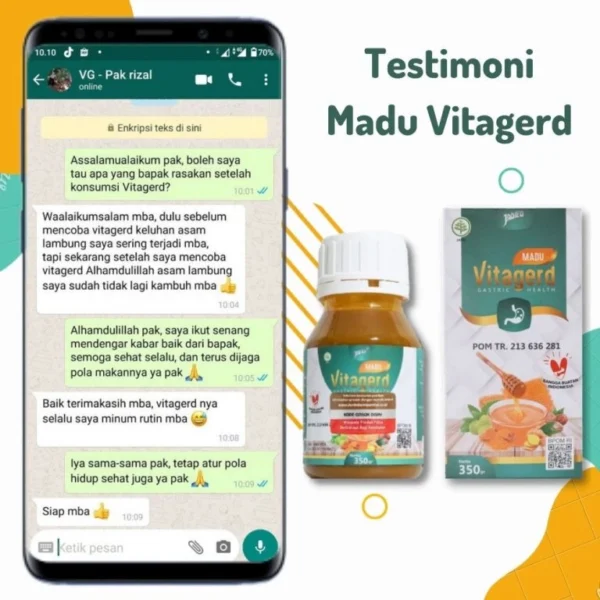 Madu Vitagerd Herbal 100% Original Untuk Menjaga Kesehatan Pencernaan Asli - Image 9