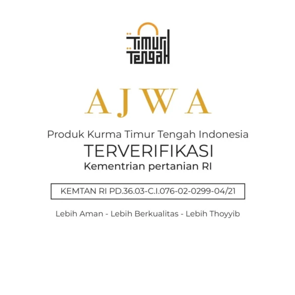 Timur Tengah Kurma Ajwa 250 g Premium Original High Quality - Image 4