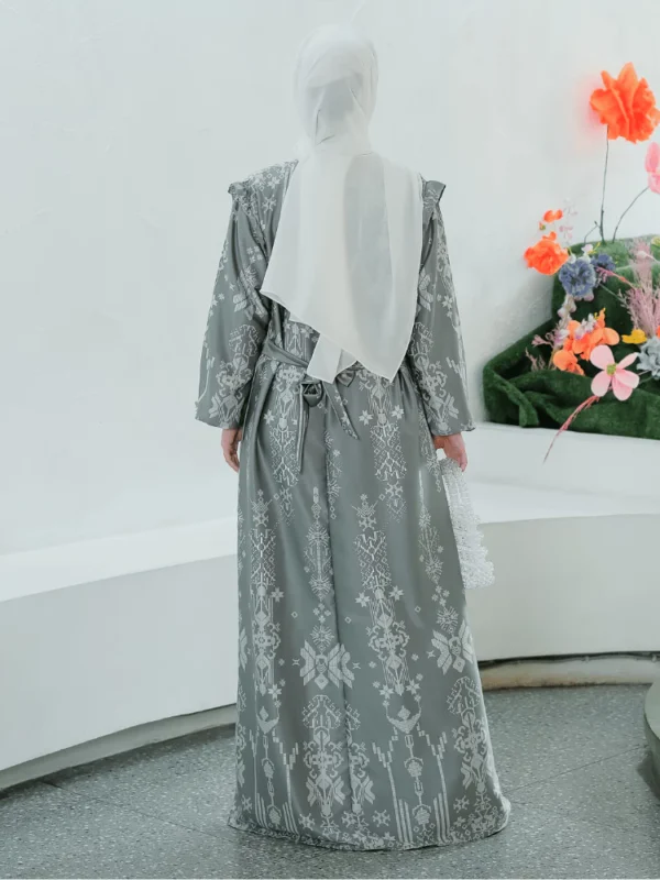 Gamis Dress Muslim Wanita Terbaru Busui Jumbo Size S - 3XL SHIRINZEIN Thalia - Image 2