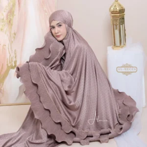 ALMECCA – Mukena Dewasa Mewah 2in1 Premium Silk Uragiri Lora Series Almecca