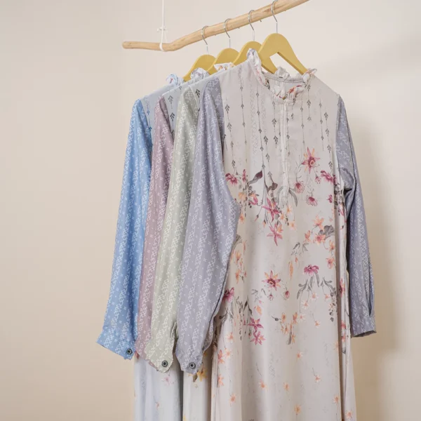 Le Khari Jemma Dress Armany Silk Longdress Busui Size S - XL - Image 3