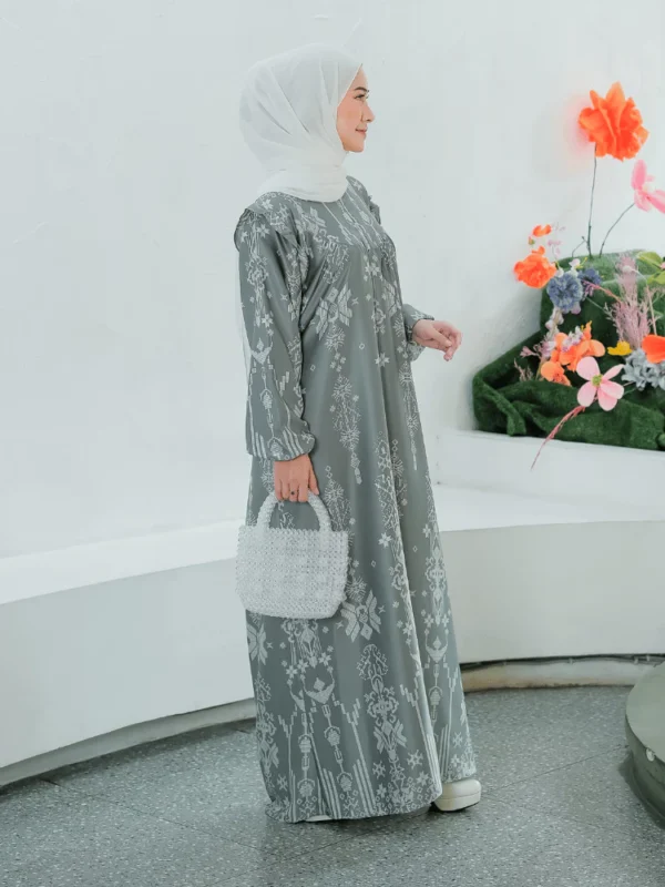 Gamis Dress Muslim Wanita Terbaru Busui Jumbo Size S - 3XL SHIRINZEIN Thalia - Image 5