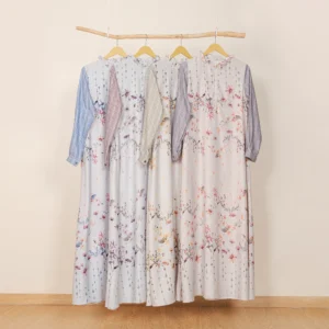 Le Khari Jemma Dress Armany Silk Longdress Busui Size S – XL