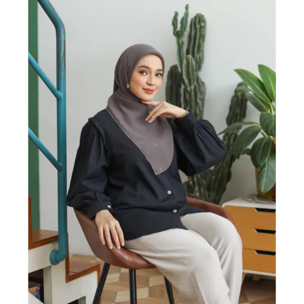 100k Get 5 Bella Square Umama Kerudung Polos Hijab Segi Empat (Warna Cantik) - Image 2