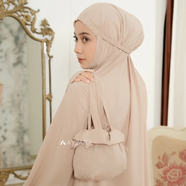 AYZARA - Mukena Dewasa Lite Polos Ataya Series - Image 3