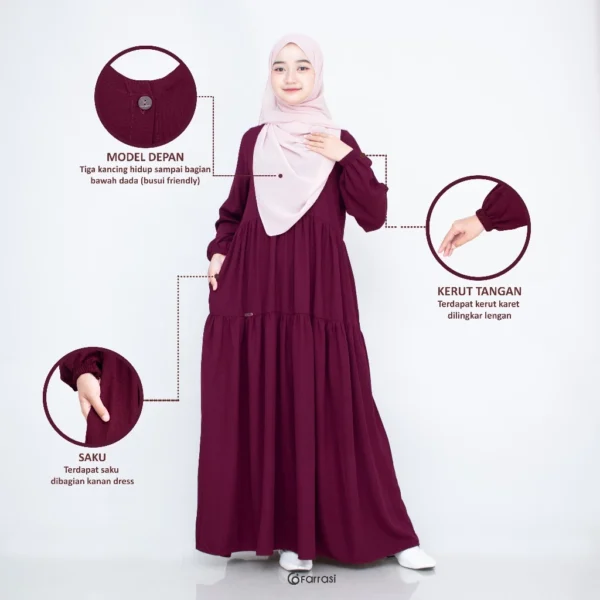 Farrasi Aisyah Dress - Image 4