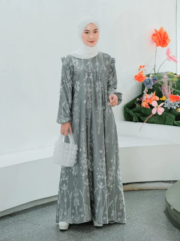 Gamis Dress Muslim Wanita Terbaru Busui Jumbo Size S - 3XL SHIRINZEIN Thalia